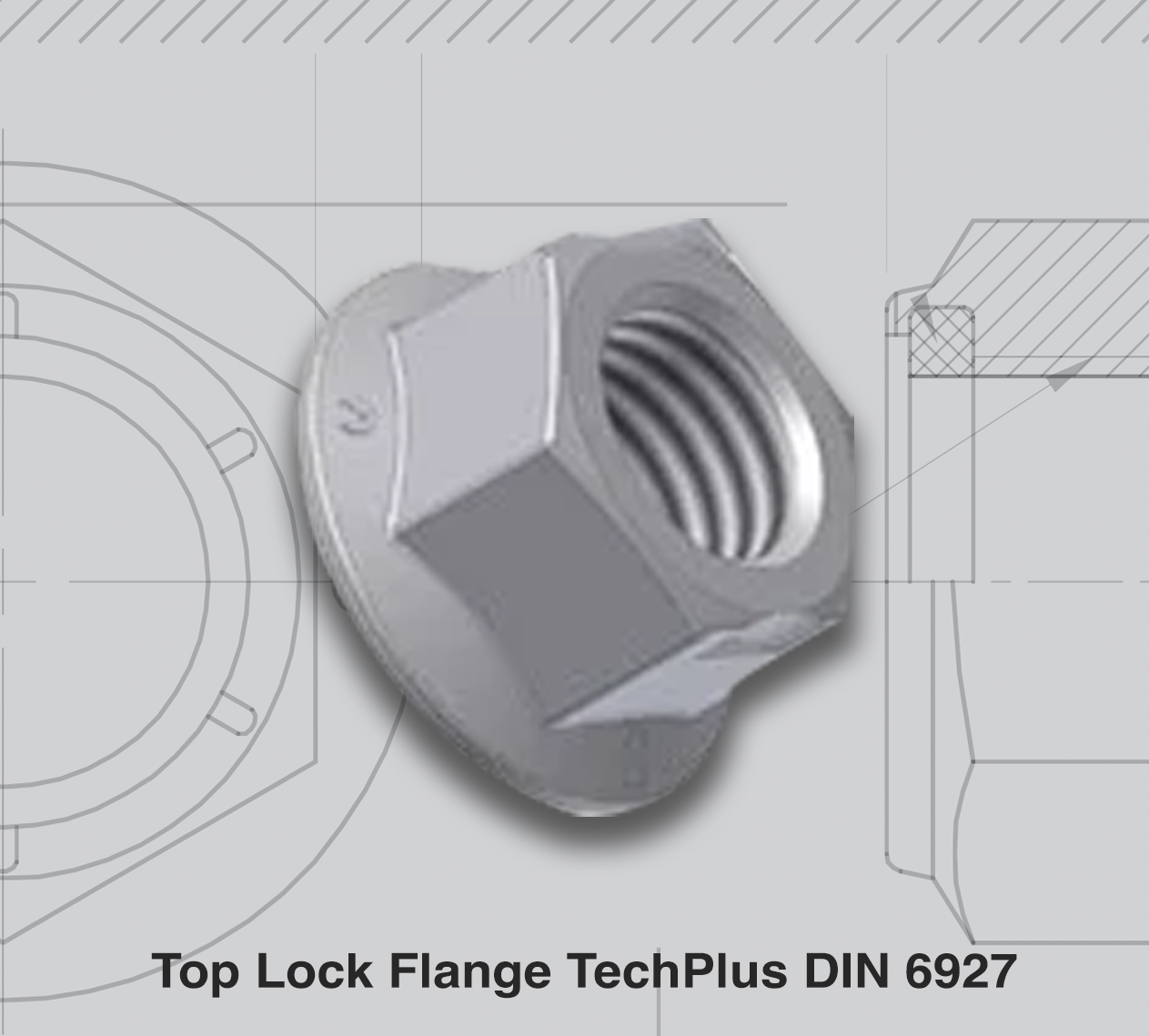 Top Lock Flange TechPlus DIN 6927