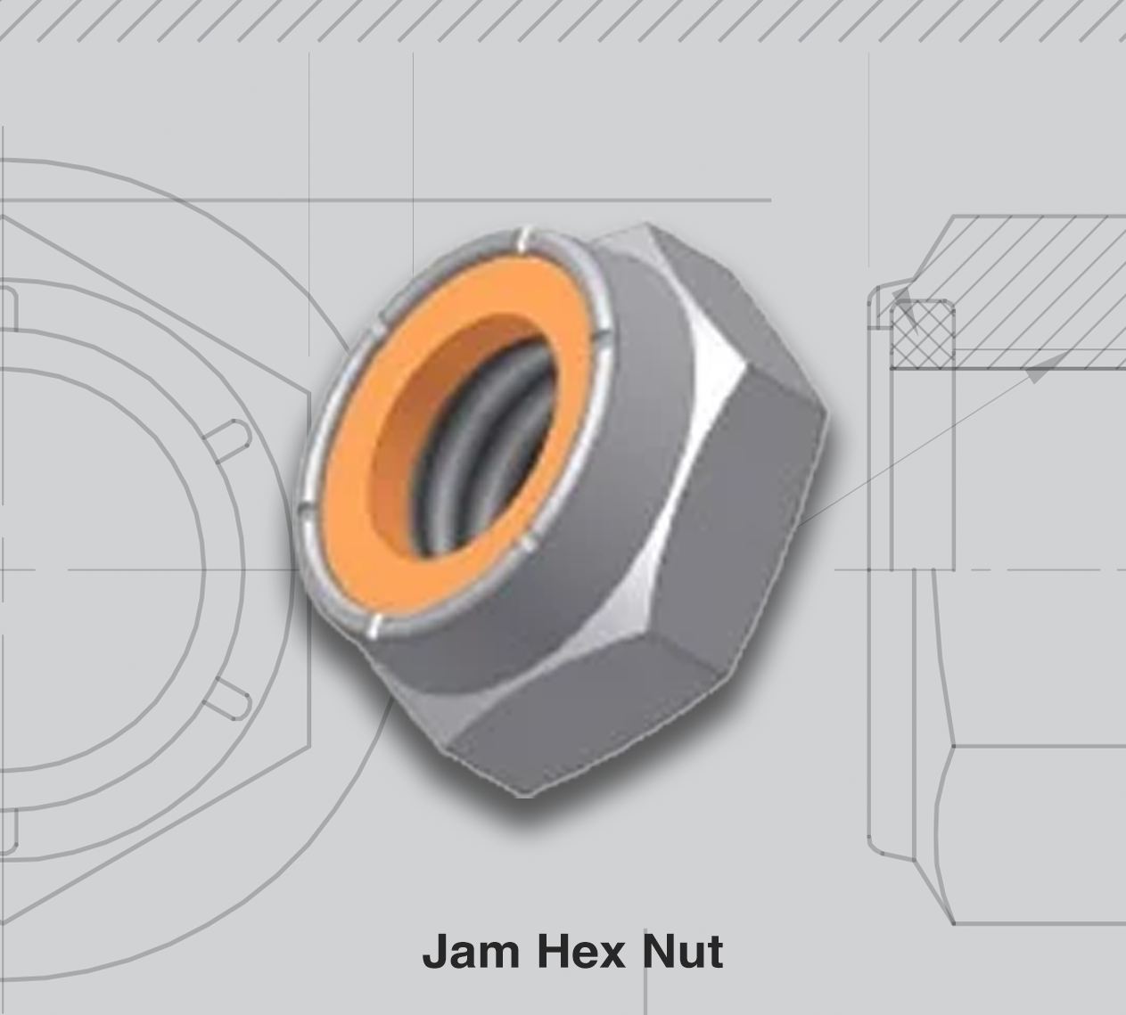 Jam Hex Nut